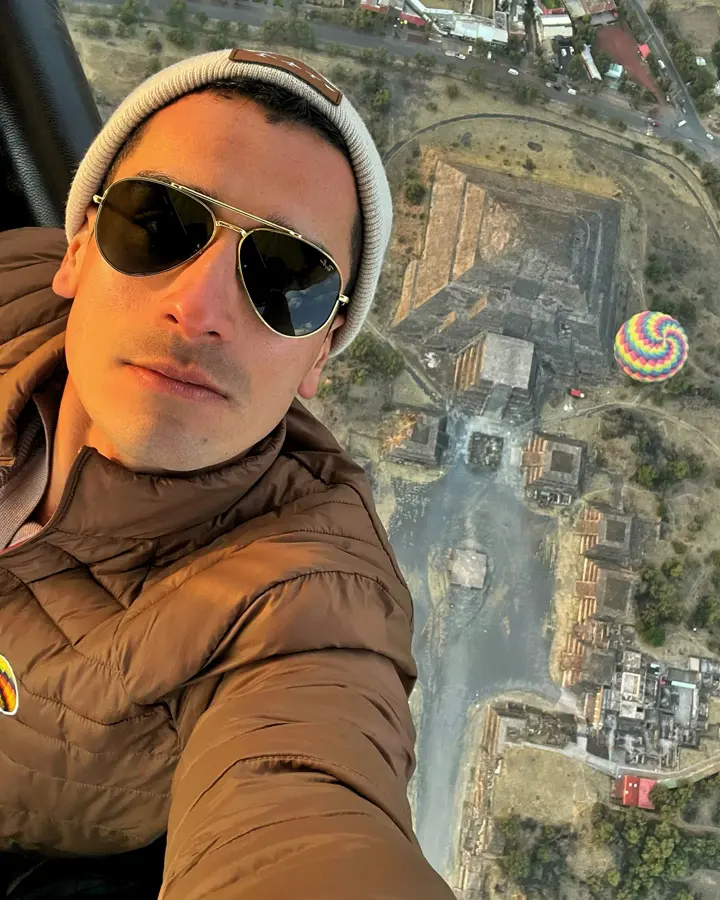 Teotihuacan Hot Air Balloon Ride at Sunrise